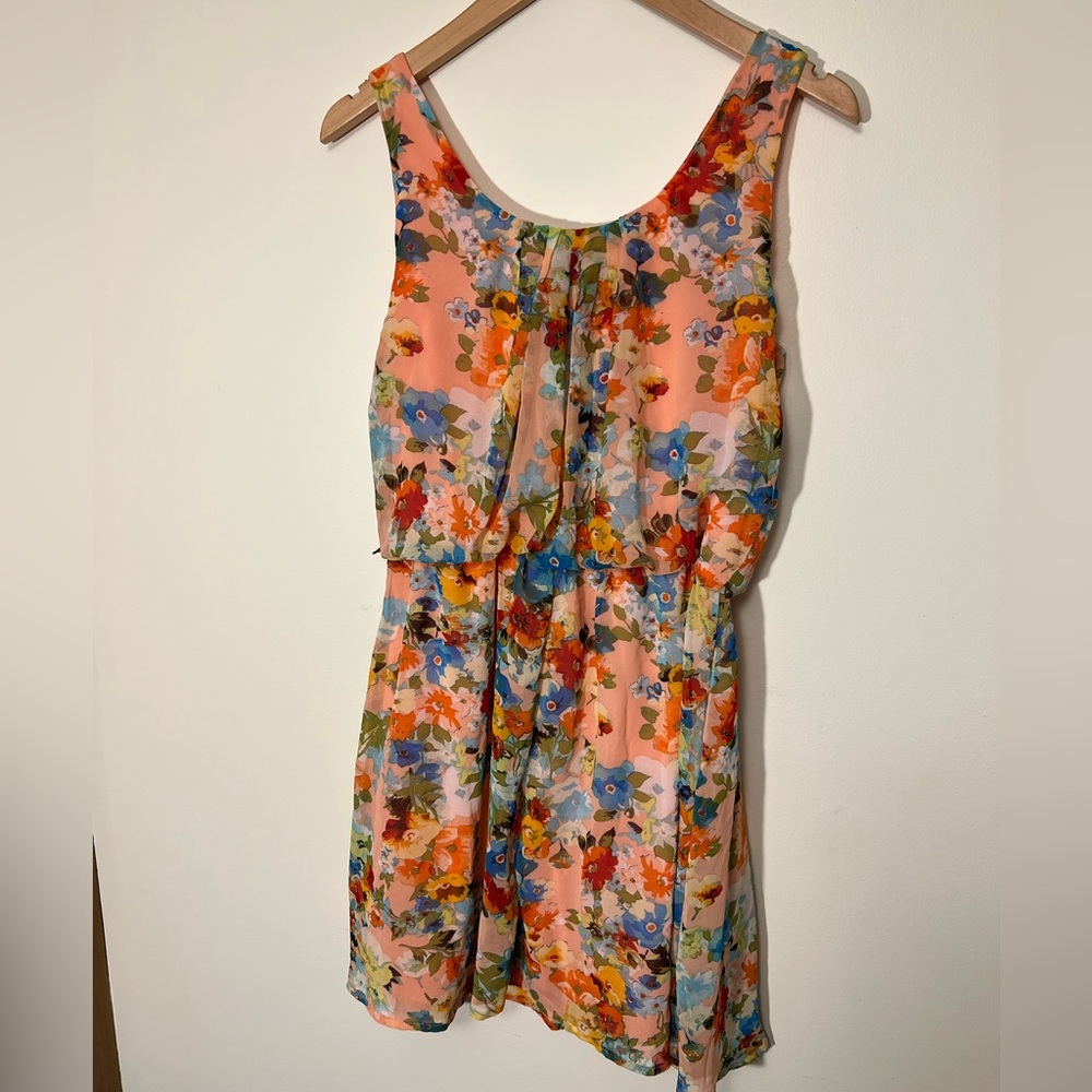Floral mini dress
